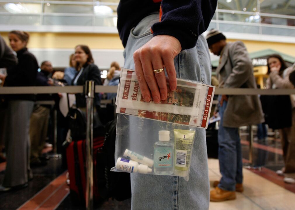 2006: Air passengers must limit the liquids they pack